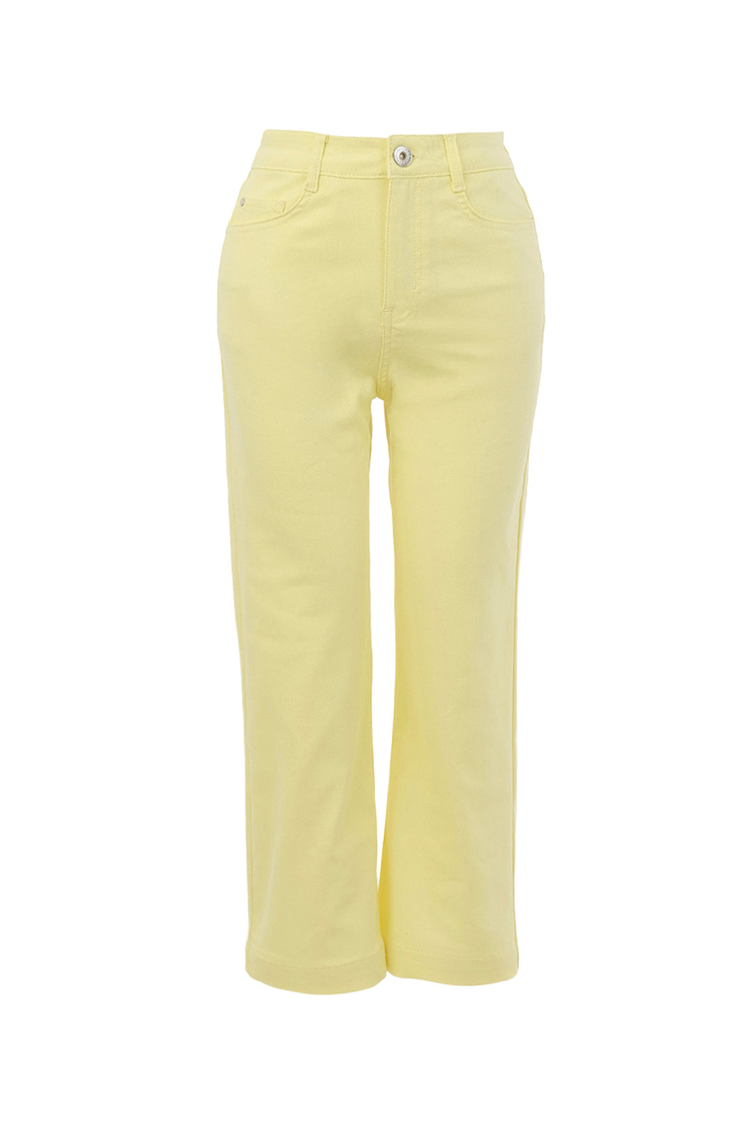 Yellow pants on a white background