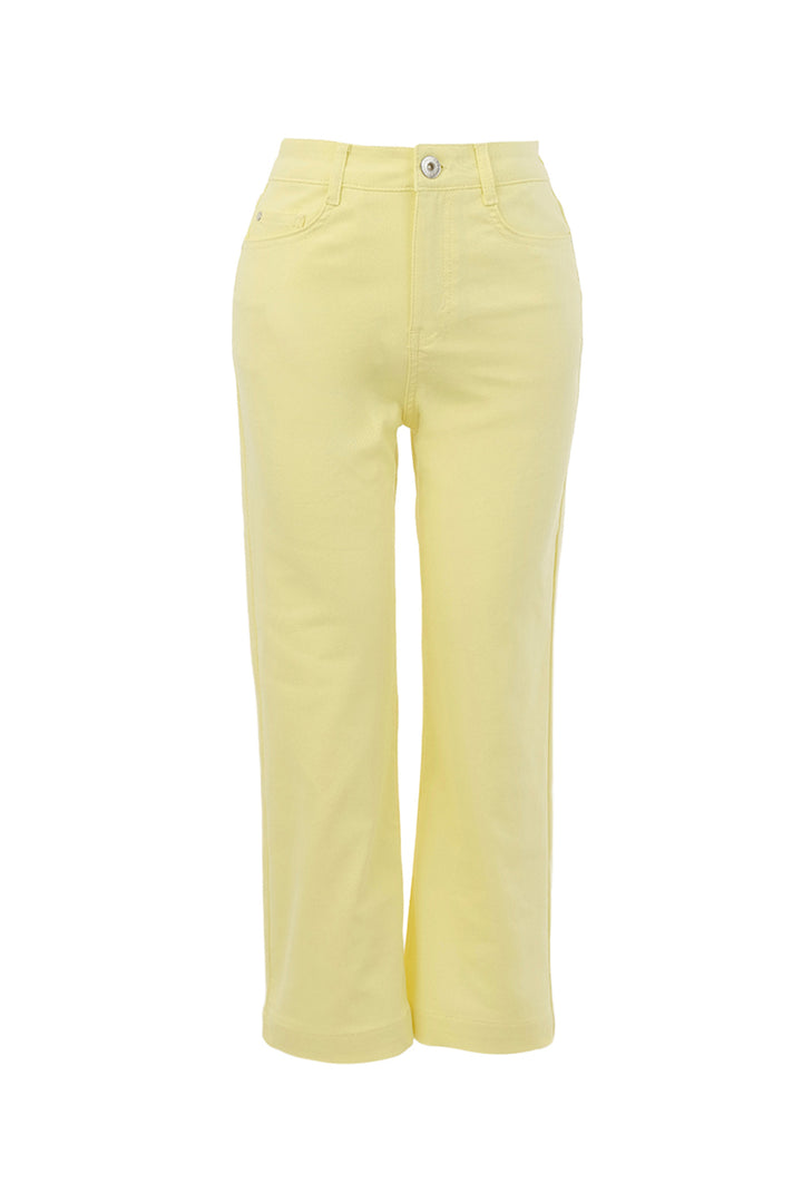 Yellow pants on a white background