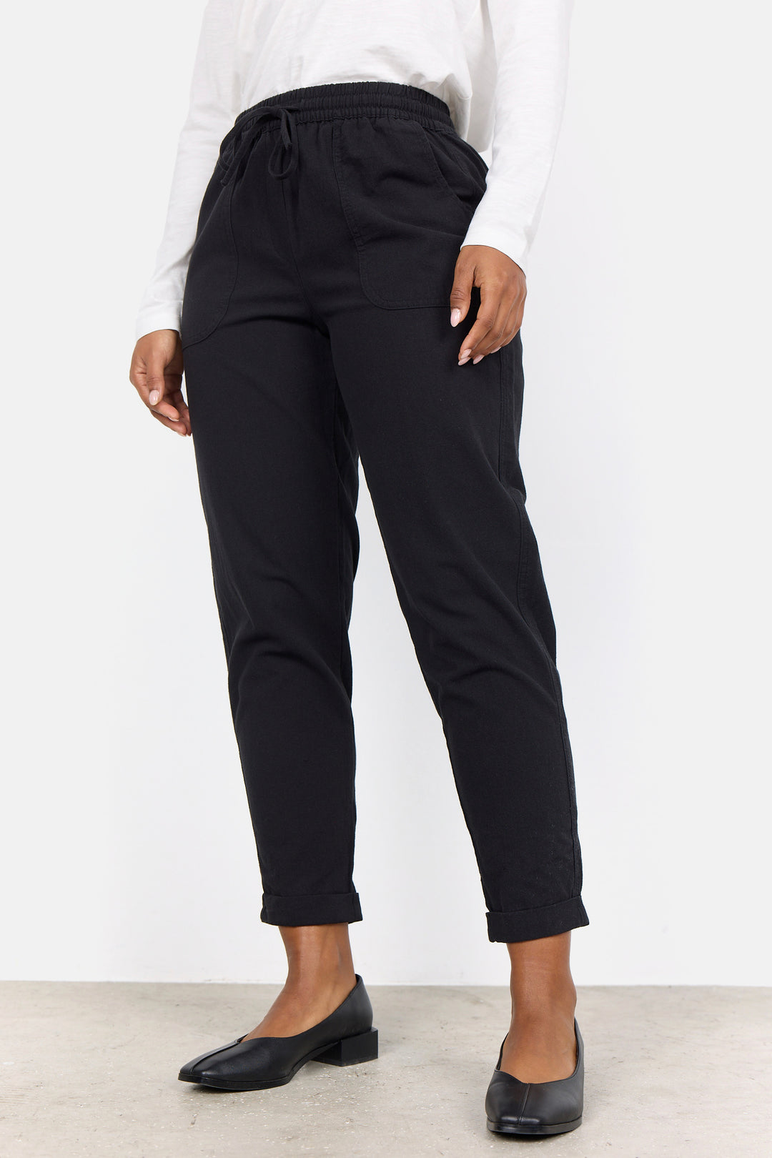 COTTON DRAWSTRING PANT
