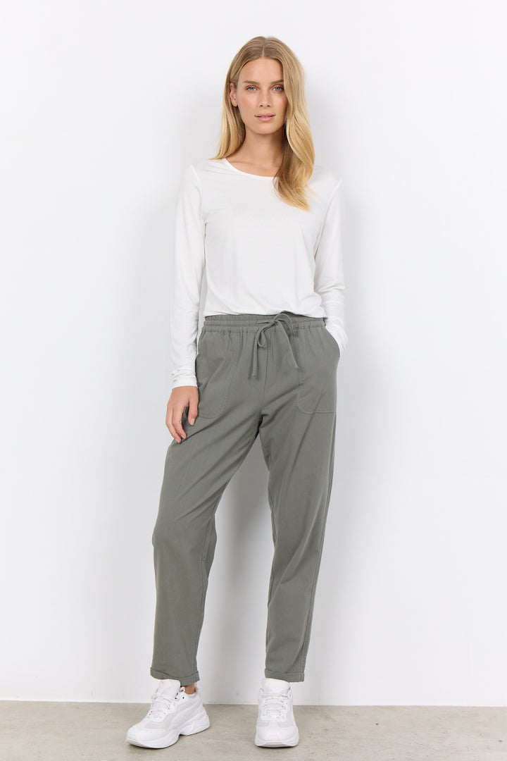 COTTON DRAWSTRING PANT