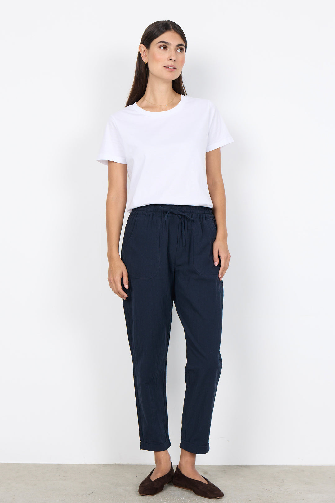 COTTON DRAWSTRING PANT