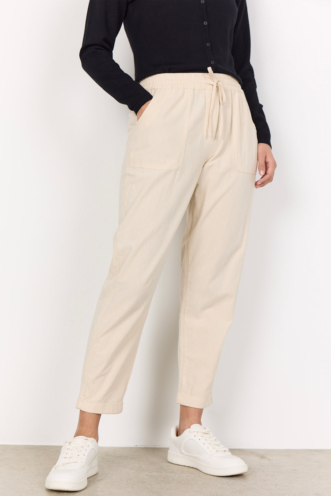 COTTON DRAWSTRING PANT