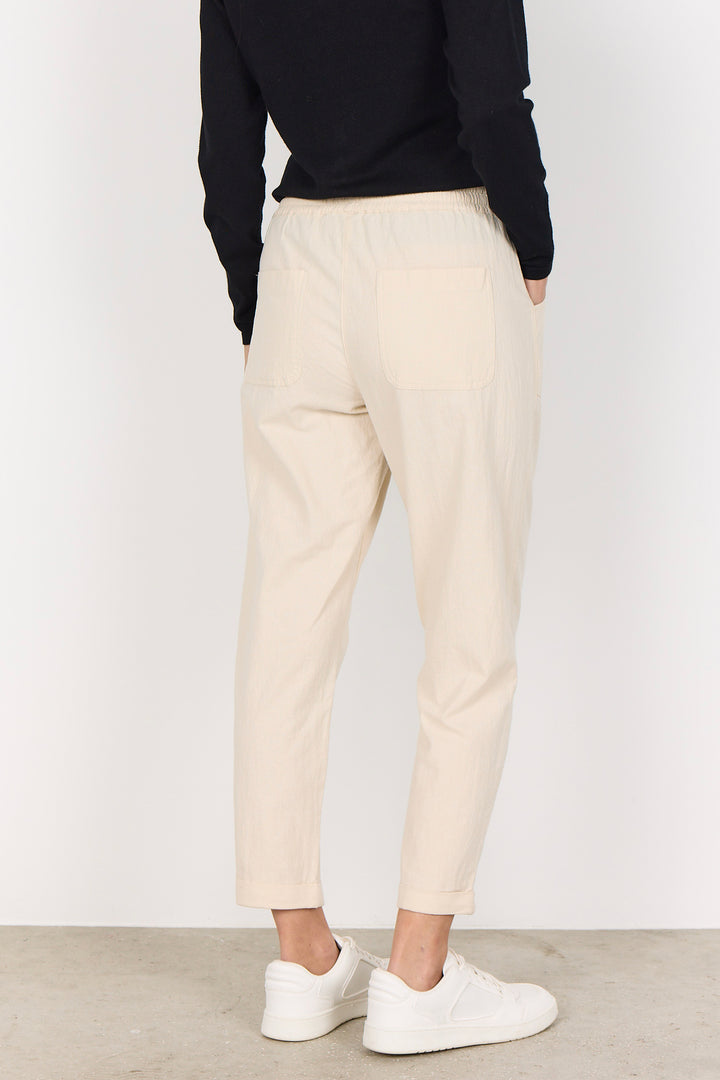 COTTON DRAWSTRING PANT