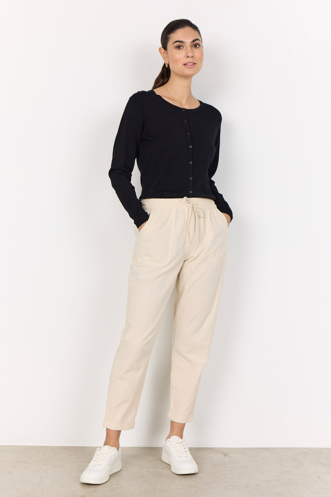 COTTON DRAWSTRING PANT