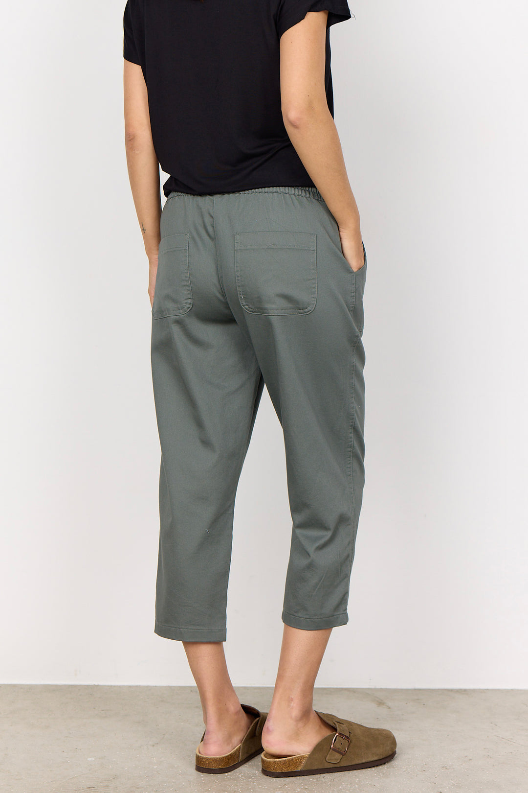DRAWSTRING CAPRI