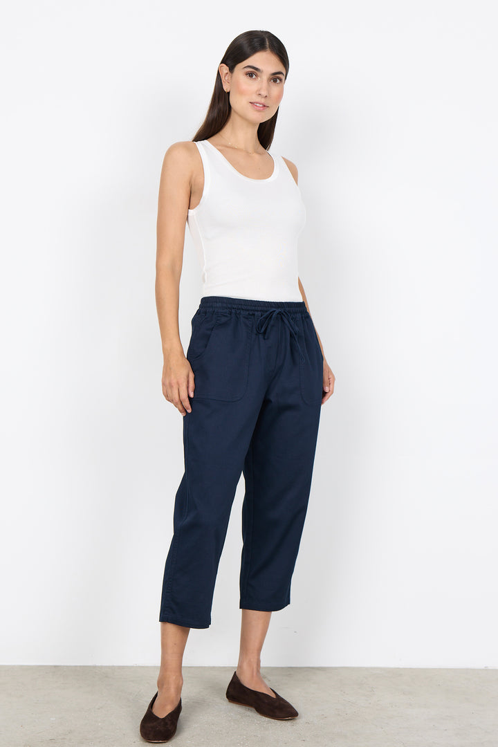 DRAWSTRING CAPRI