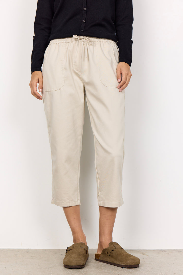 DRAWSTRING CAPRI