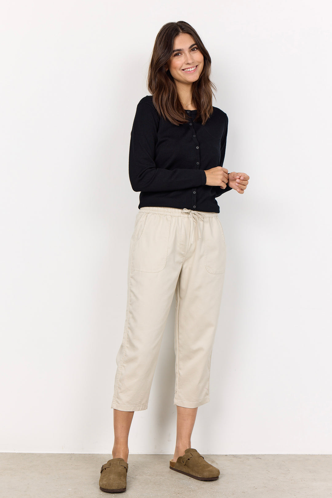 DRAWSTRING CAPRI