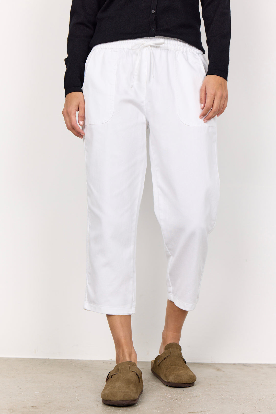 DRAWSTRING CAPRI