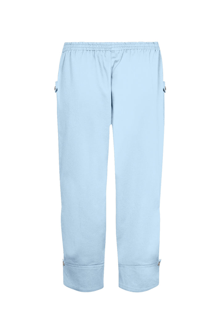 CAPRI WITH BUTTON DETAILS AND TAB HEM