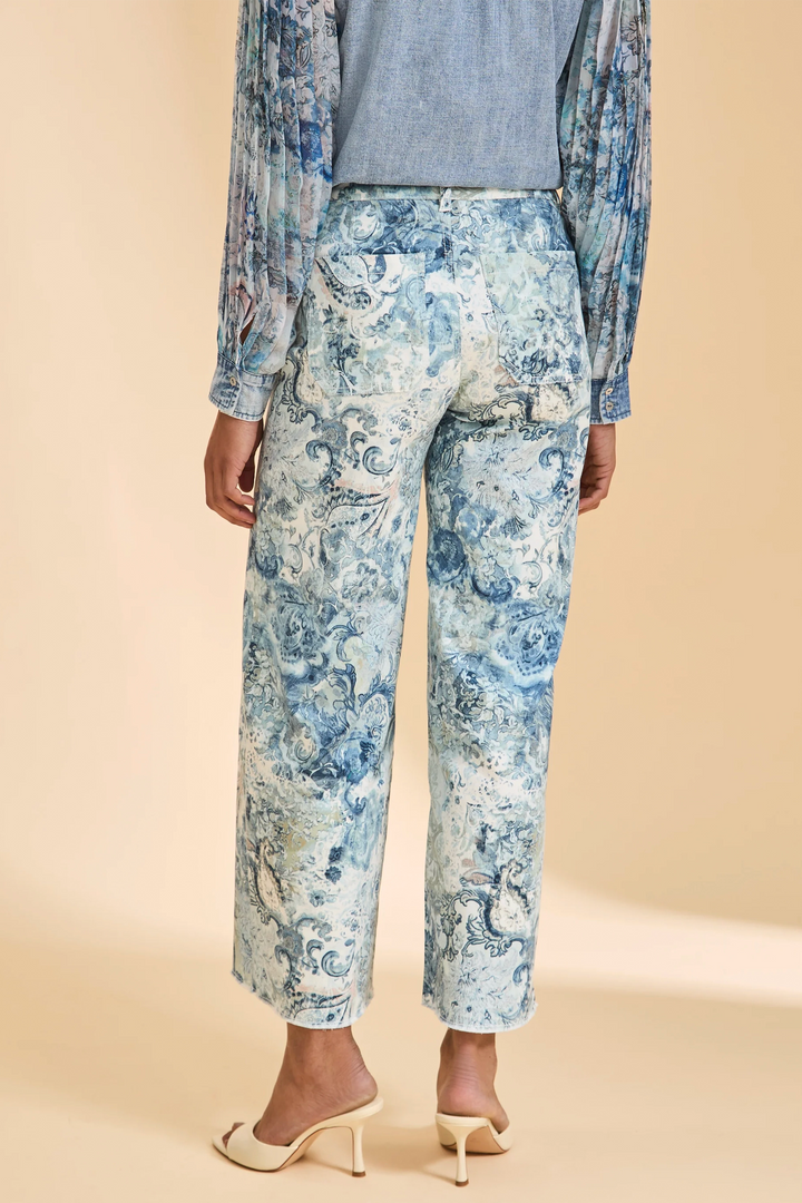 FLORAL OLIVIA WIDE ANKLE