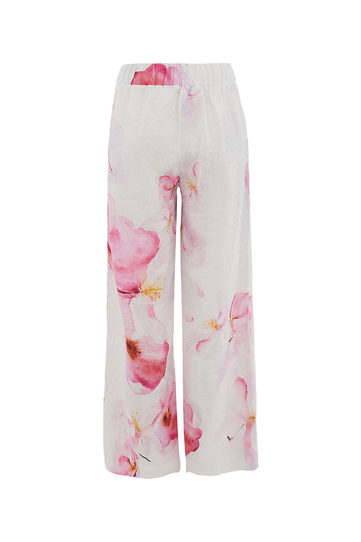 COLOURS OF THE SPRING LINEN WIDE LEG PANT