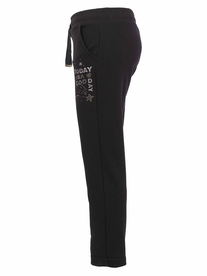 Black pants on a white background