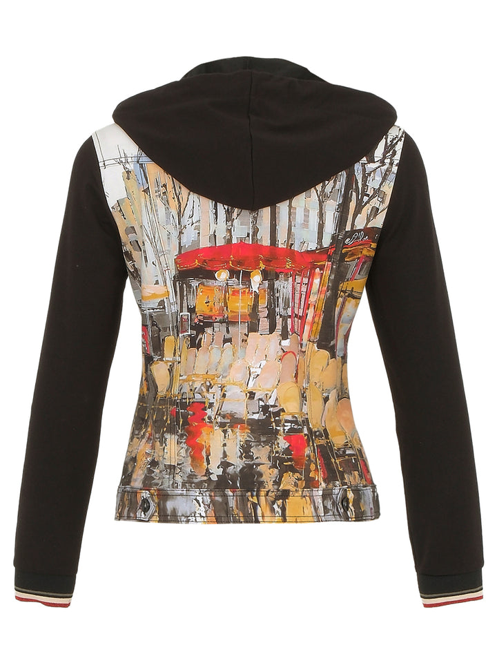 PARISIAN REFLECTIONS FOOLER HOODIE JACKET