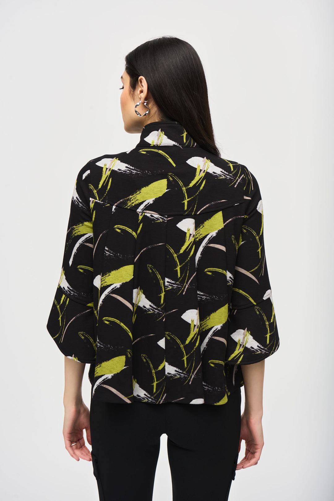 PAINT STROKE TRAPEZE JACKET