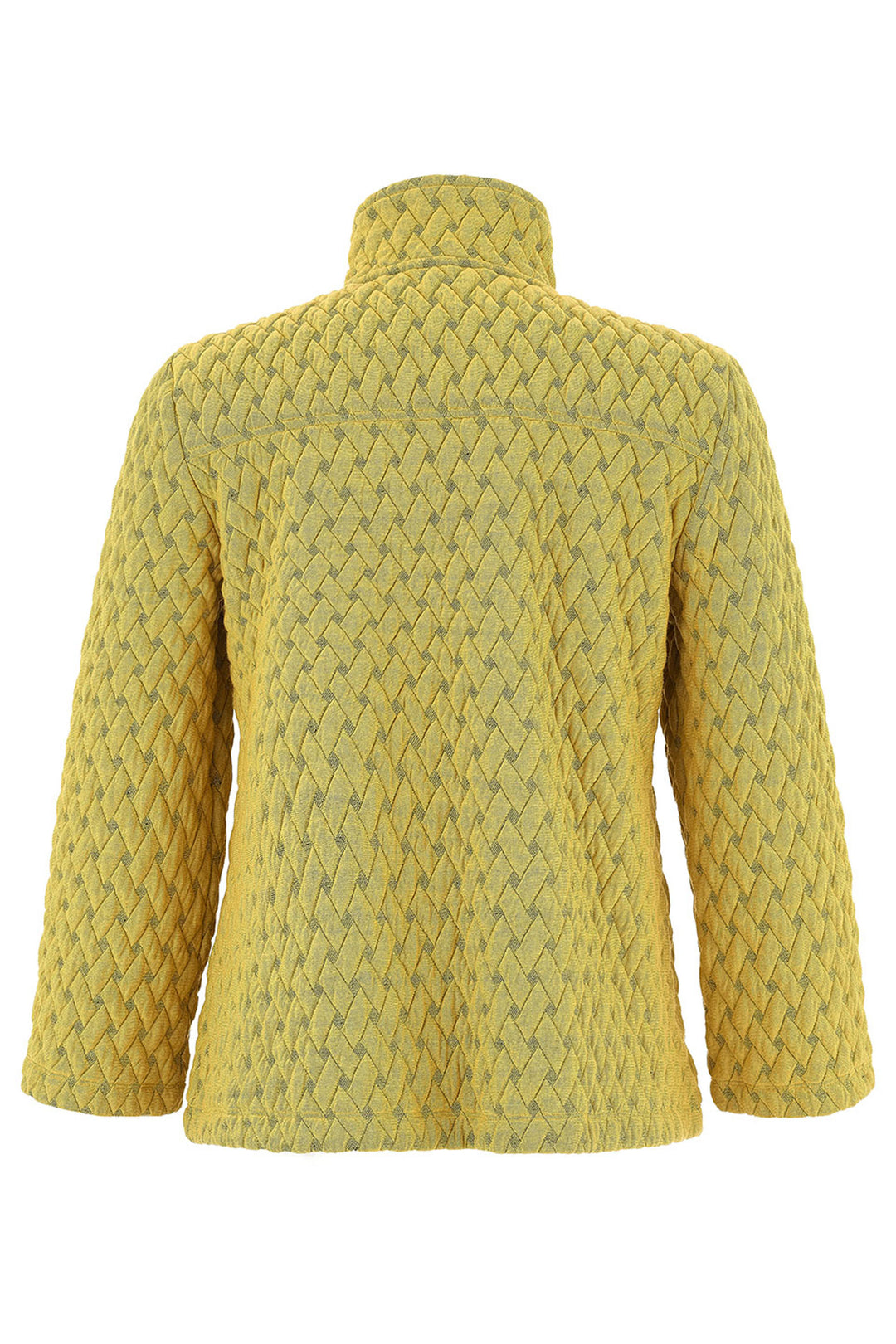 CHARTREUSE BASKETWEAVE JACKET