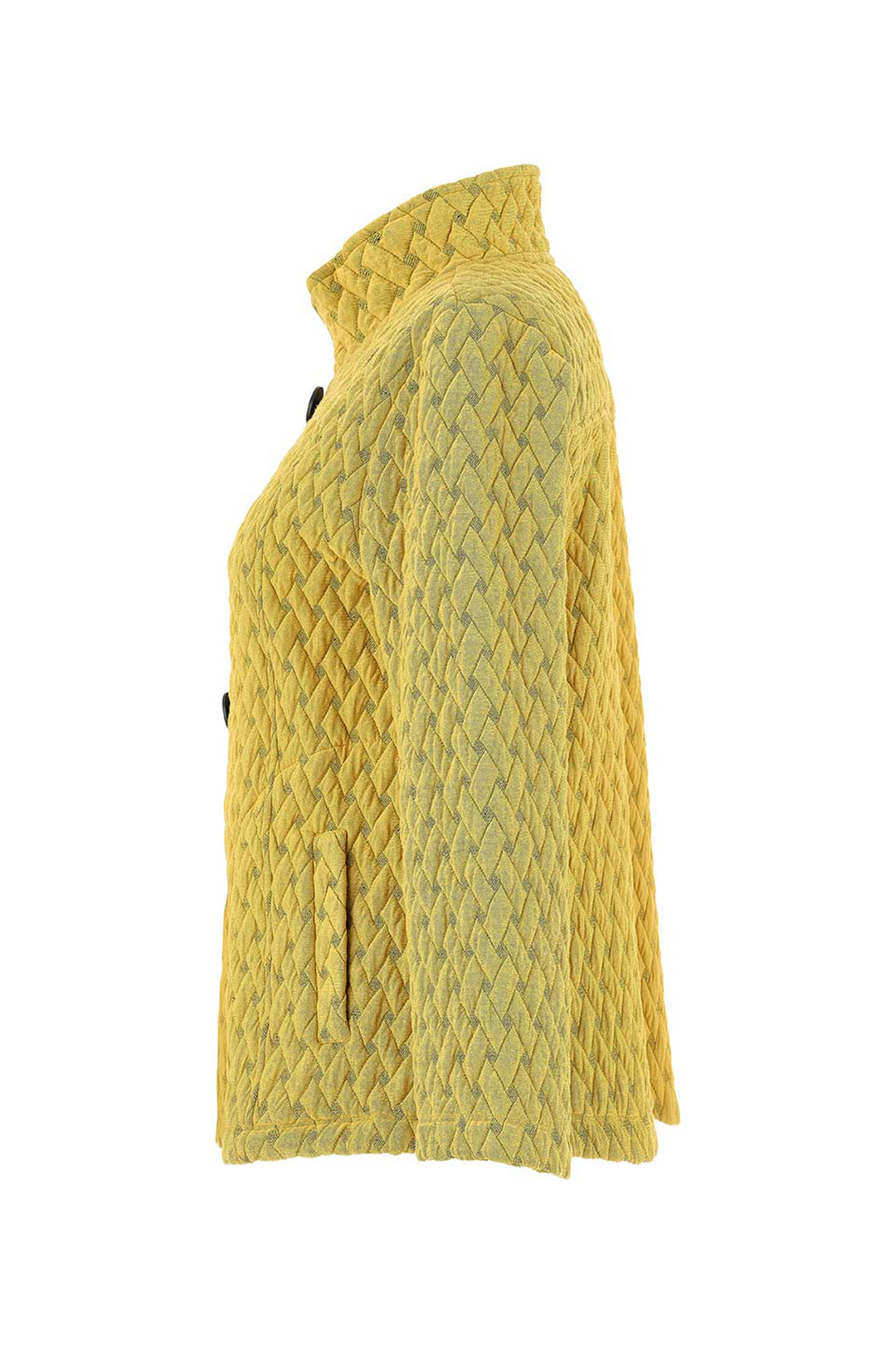 CHARTREUSE BASKETWEAVE JACKET