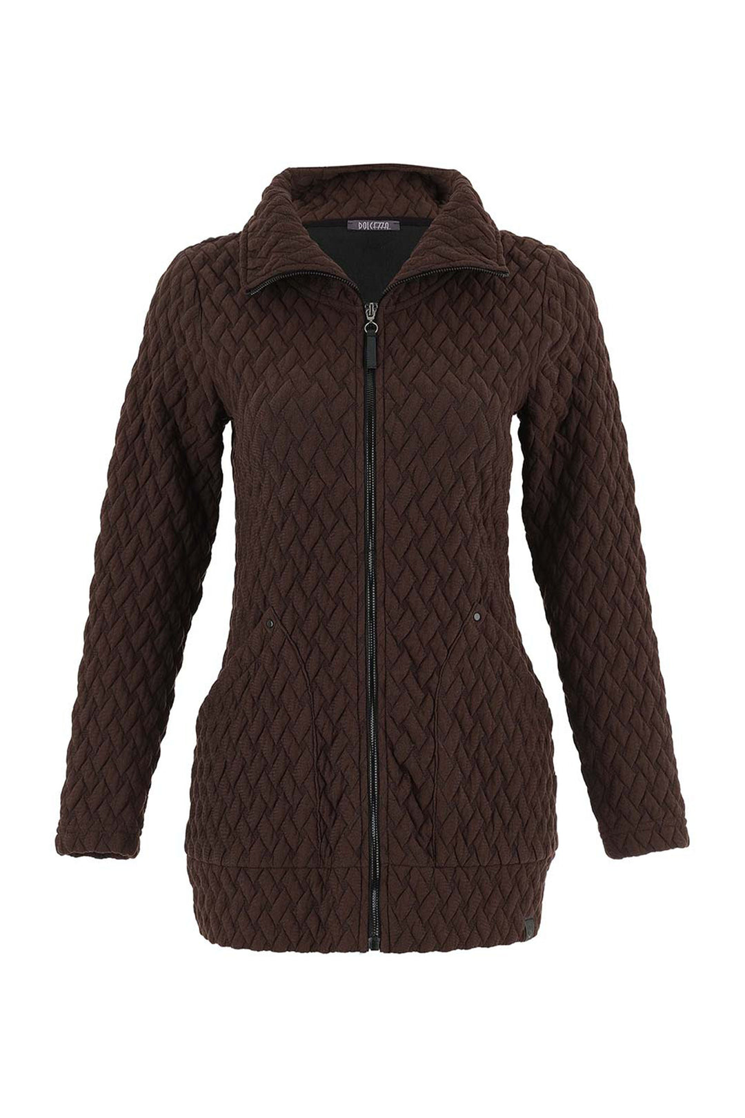 BASKETWEAVE ZIP JACKET