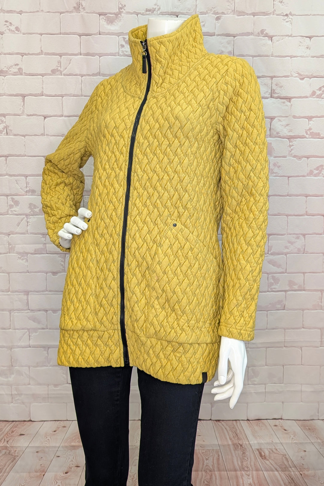 BASKETWEAVE ZIP JACKET