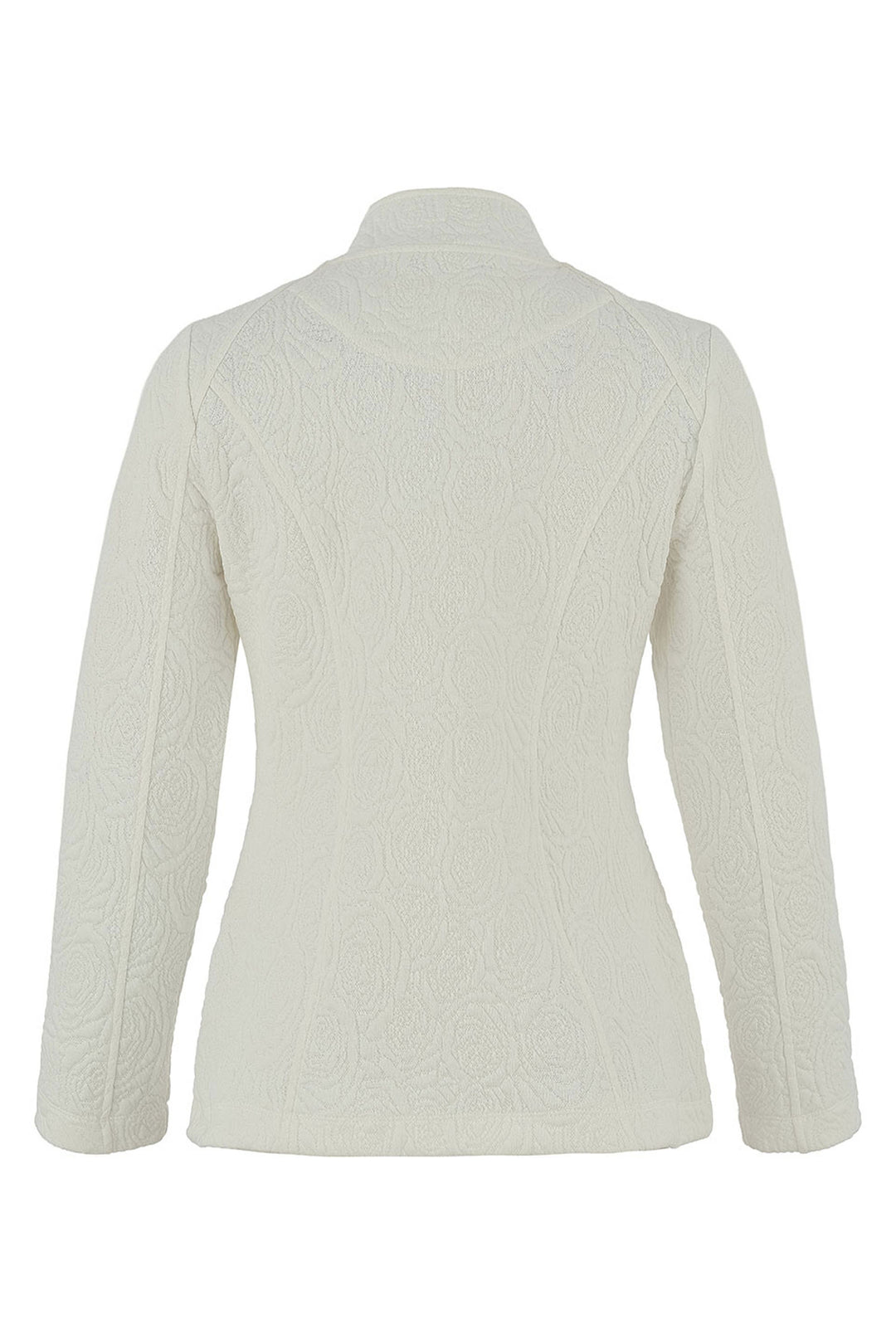 ROSE JACQUARD ZIP JACKET