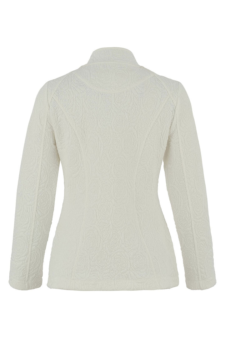 ROSE JACQUARD ZIP JACKET
