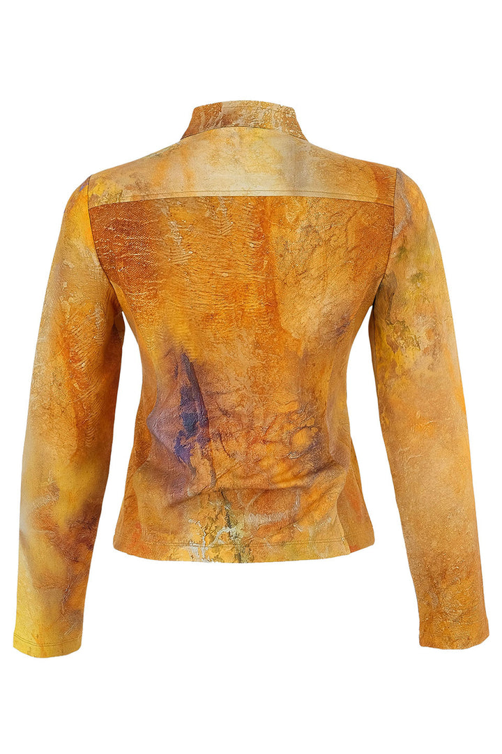 MOTHER EARTH ZIP JACKET WITH EMBELLISHMENTS