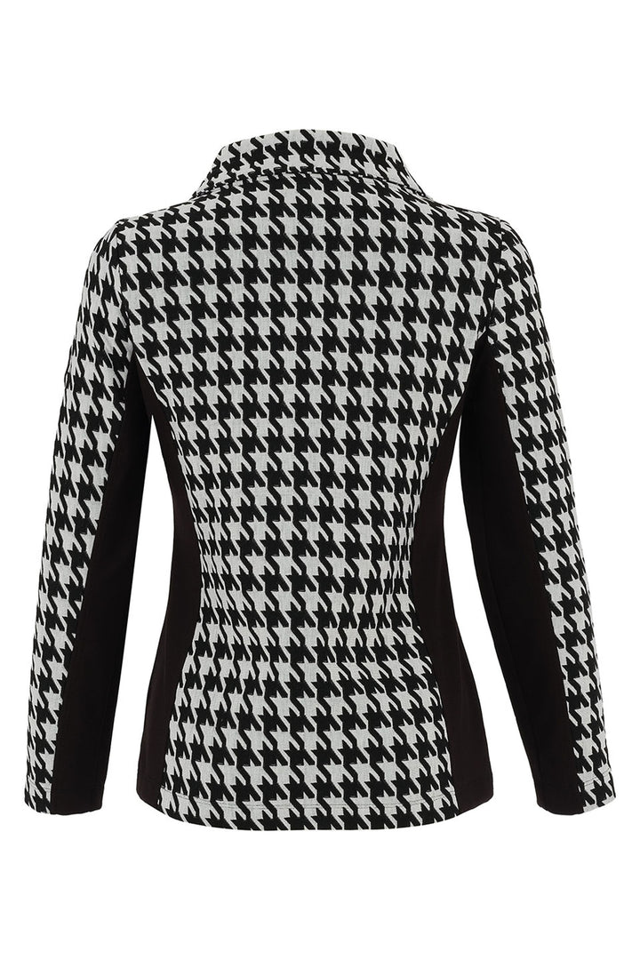 HOUNDSTOOTH ZIP JACKET