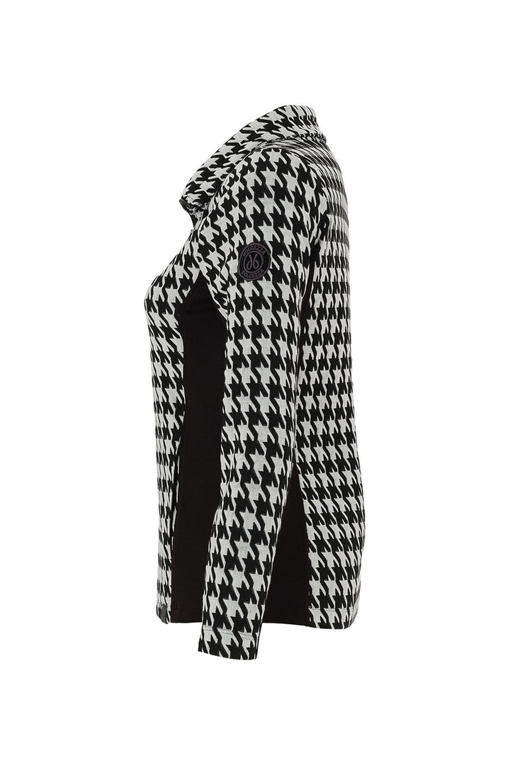 HOUNDSTOOTH ZIP JACKET