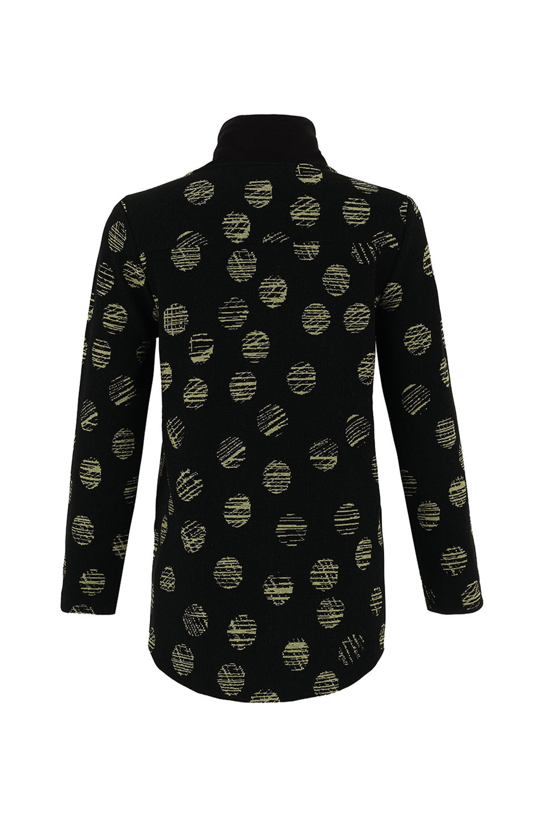 SKETCHING DOTS ZIP SWING JACKET