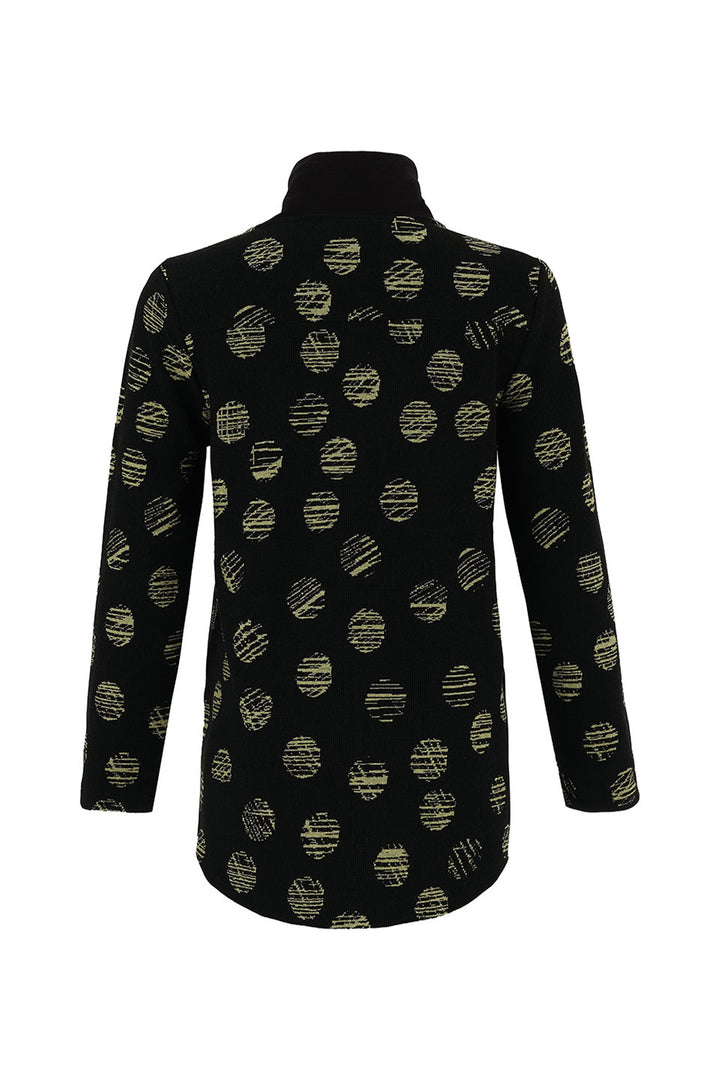 SKETCHING DOTS ZIP SWING JACKET