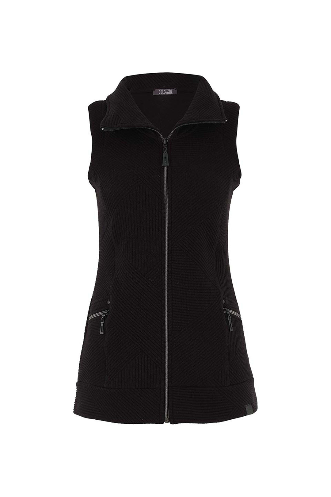 GRAPHIC LINES ZIP VEST