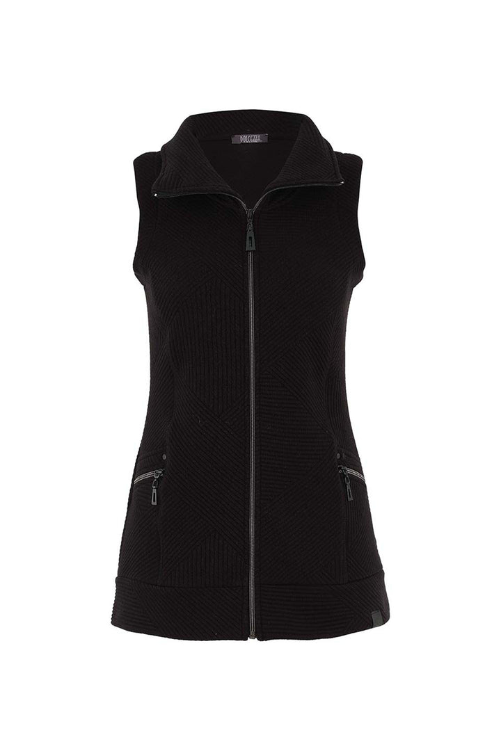 GRAPHIC LINES ZIP VEST