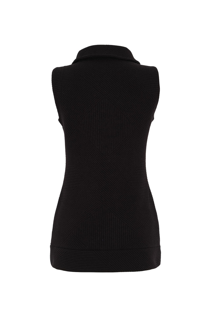 GRAPHIC LINES ZIP VEST