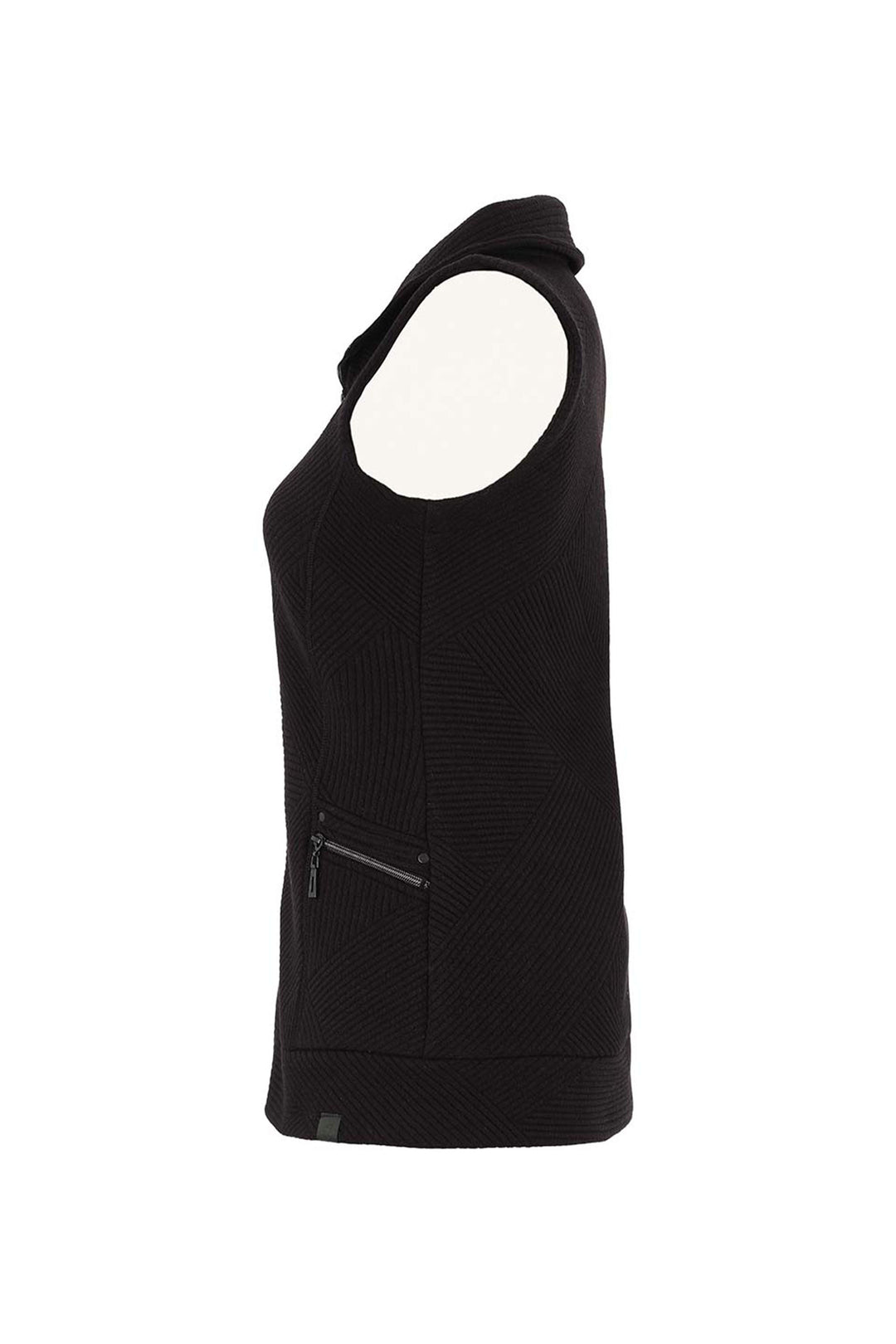 GRAPHIC LINES ZIP VEST