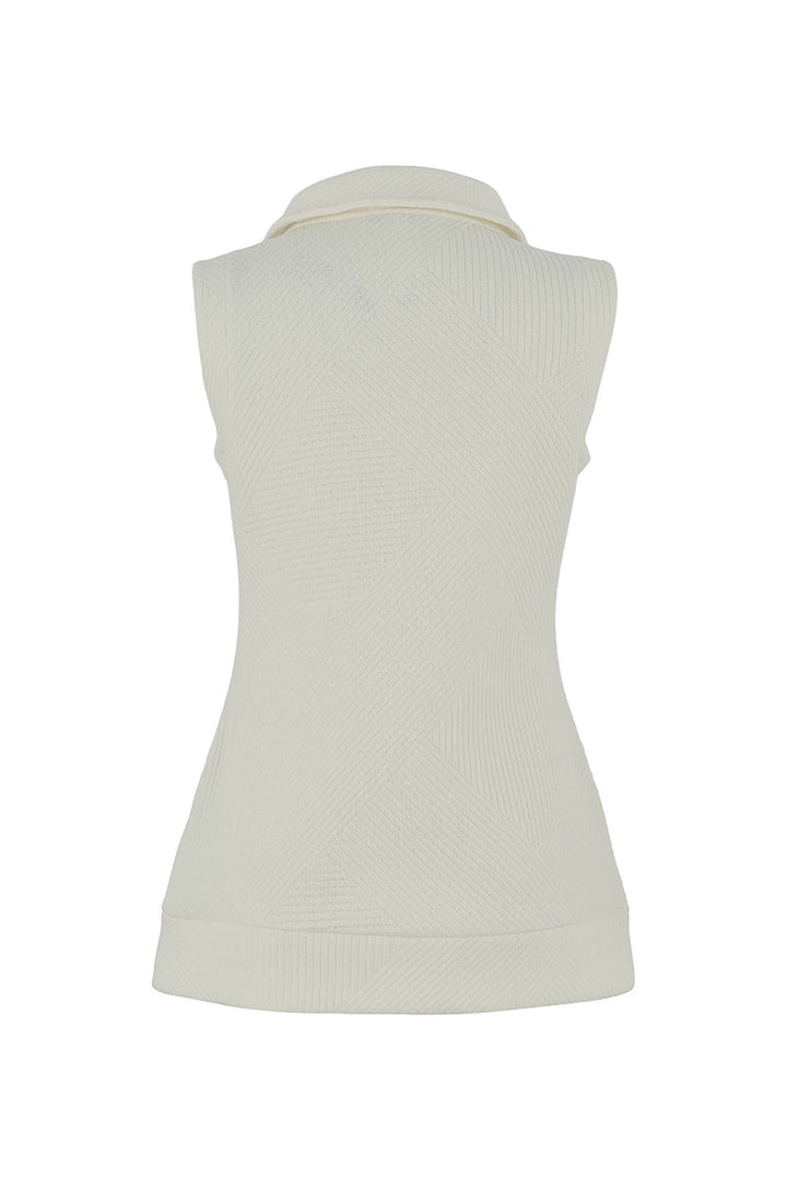 GRAPHIC LINES ZIP VEST