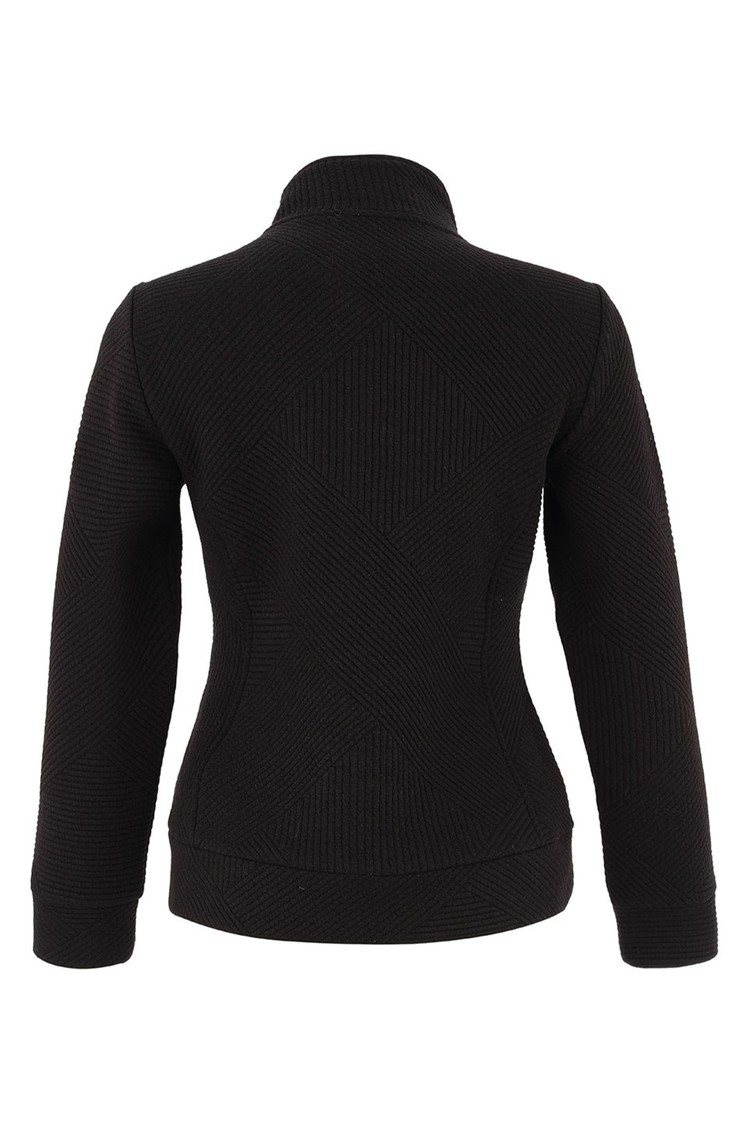 GRAPHIC LINES & PUFFY ZIP JACKET