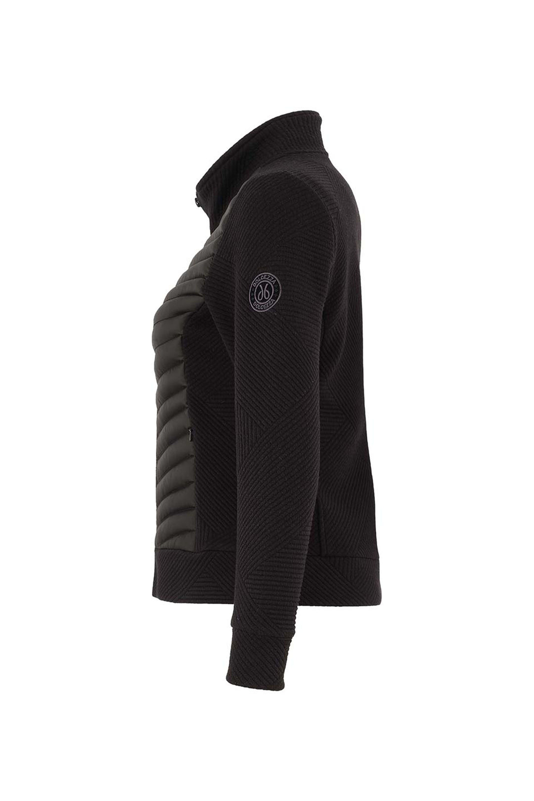 GRAPHIC LINES & PUFFY ZIP JACKET