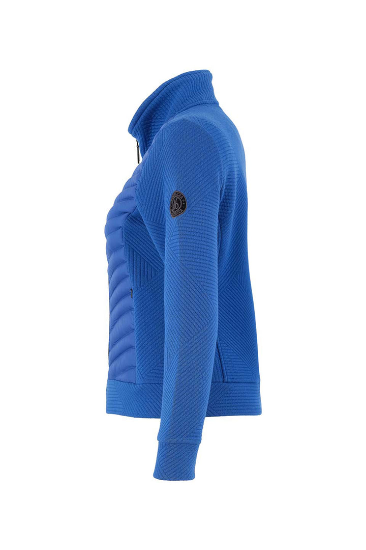 GRAPHIC LINES & PUFFY ZIP JACKET