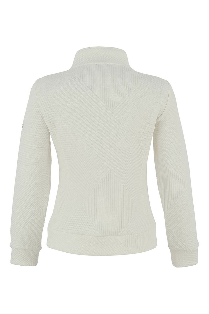 GRAPHIC LINES & PUFFY ZIP JACKET