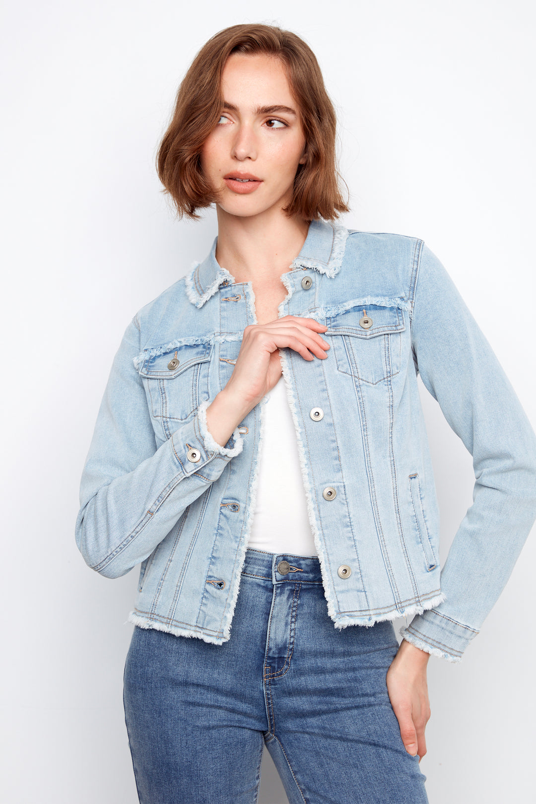 FRINGE JEAN JACKET
