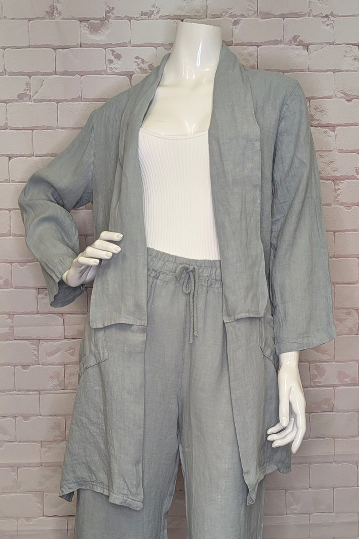 LINEN OPEN JACKET
