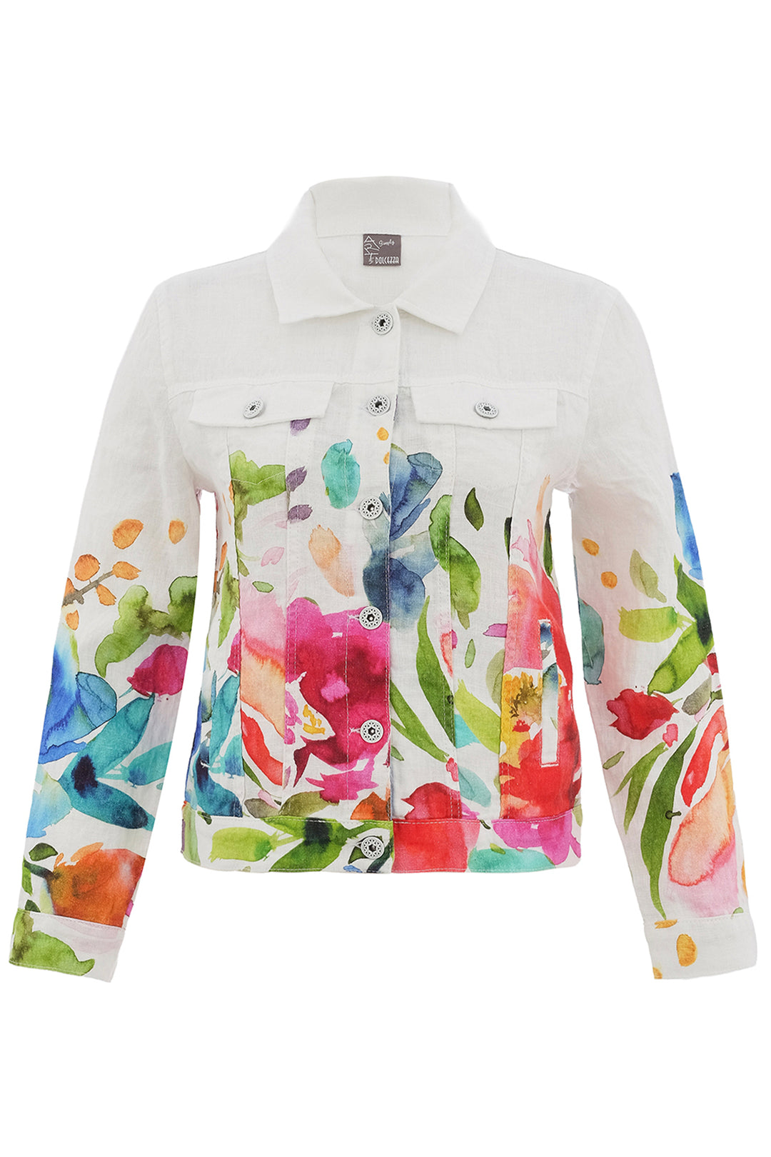 SPRING DELIGHT LINEN SIGNATURE JACKET