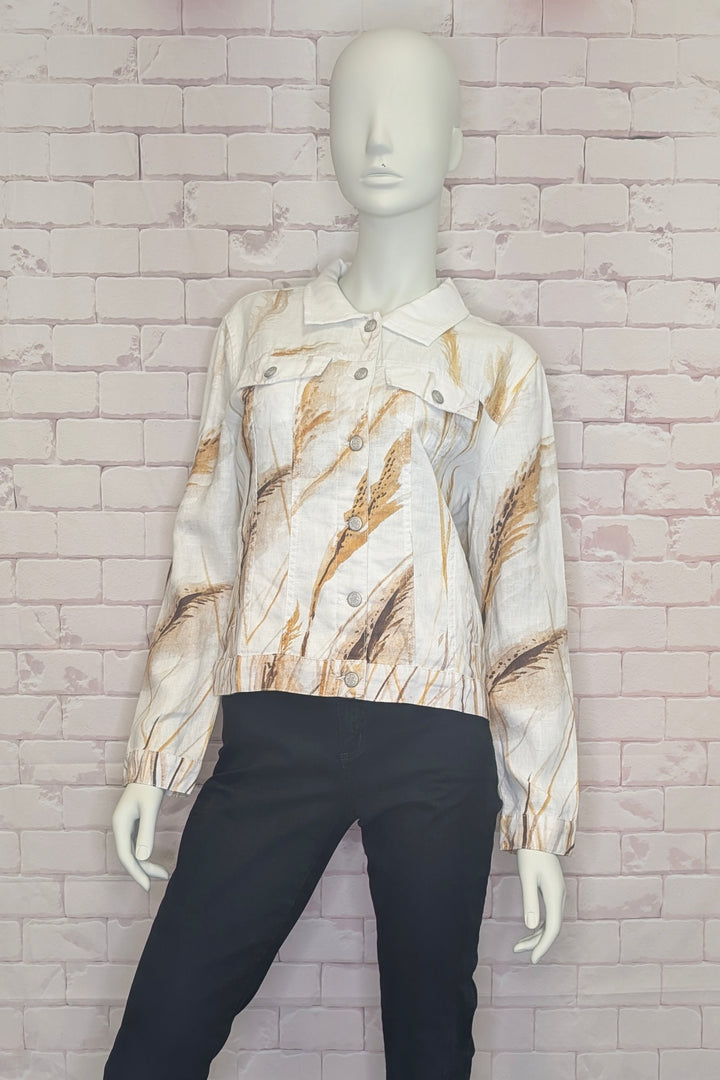 REEDS BY THE SHORE LINEN SIGNATURE JACKET
