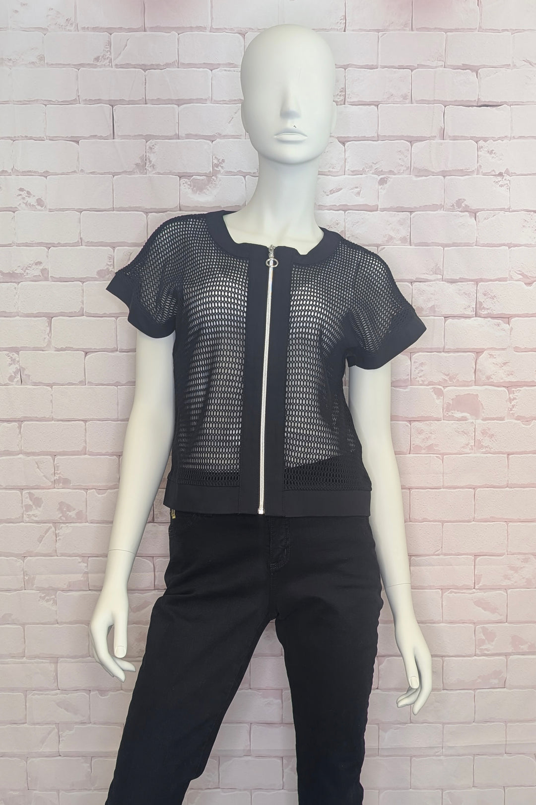 MESH SS ZIP JACKET