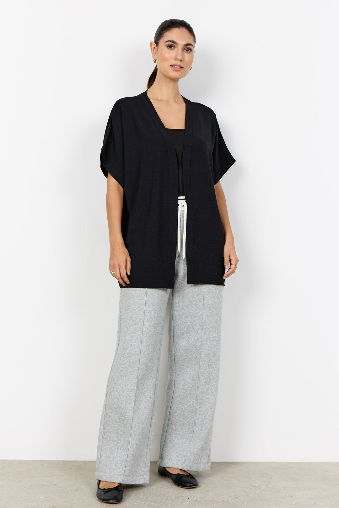GAUZE SS CARDIGAN