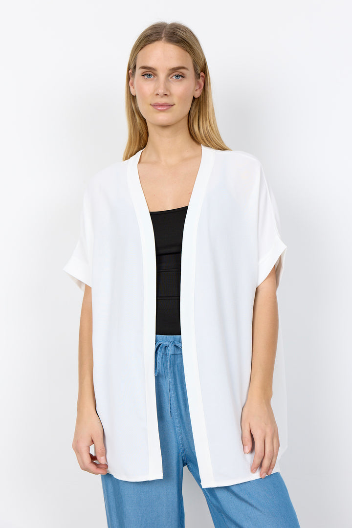 GAUZE SS CARDIGAN