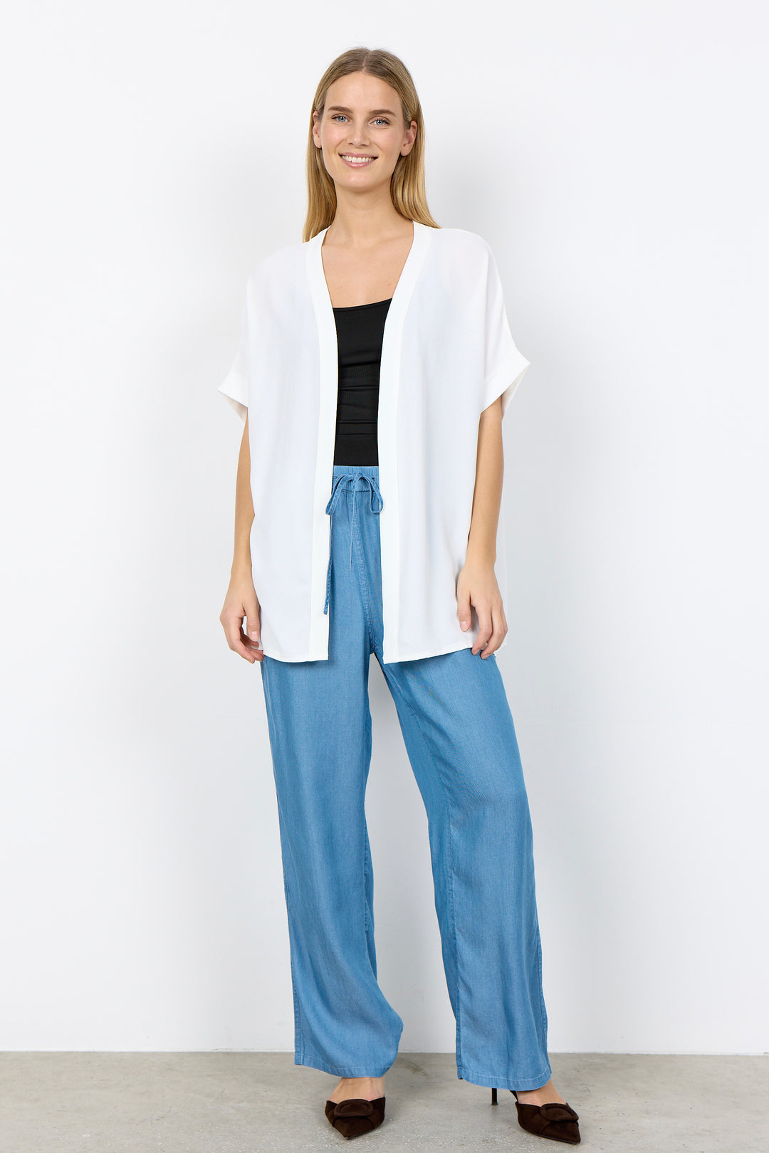 GAUZE SS CARDIGAN