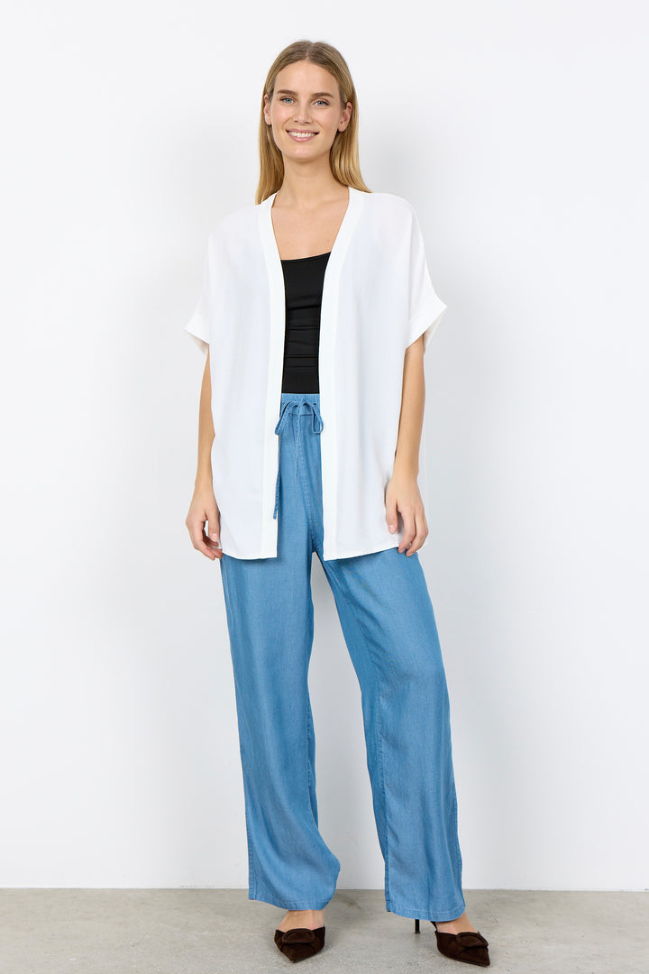 GAUZE SS CARDIGAN