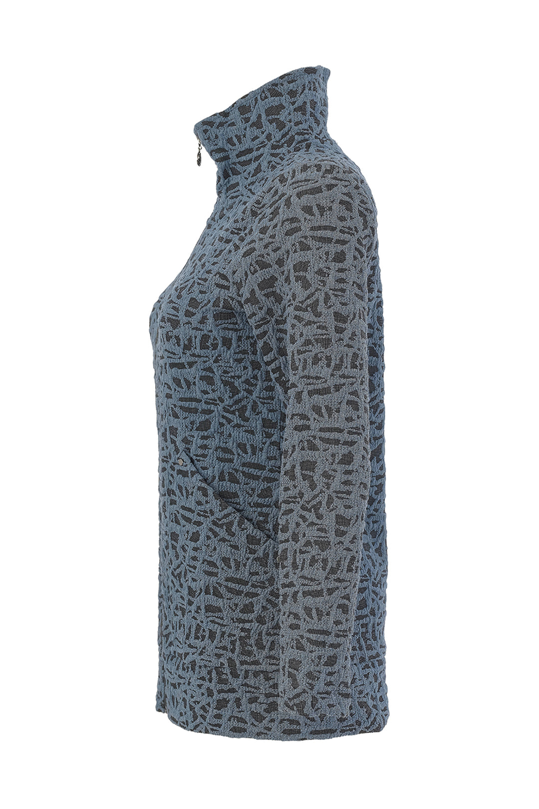 A side profile view of a women&