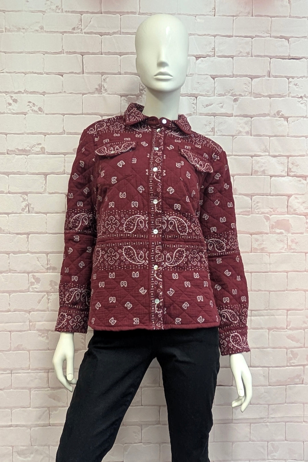 A mannequin wearing a women&